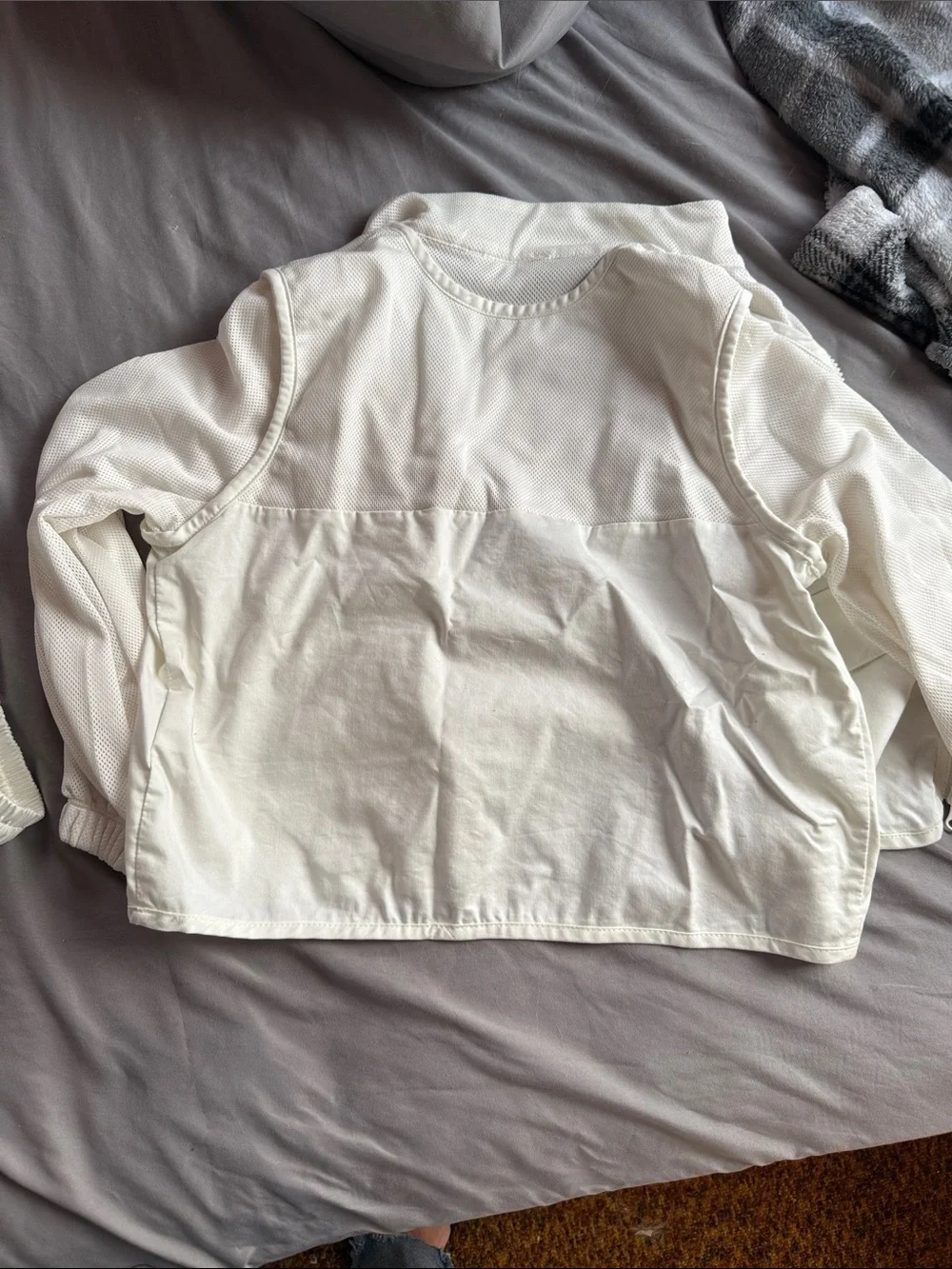 Nike Kids White Track Jacket and Joggers Set